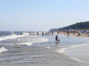 Urlaub auf Usedom: Strandzugang von Ückeritz.
