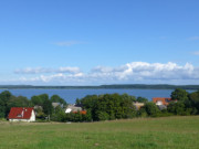 Im Usedomer Hinterland: Blick auf Sellin am Schmollensee.