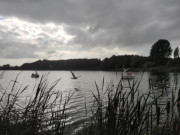 Boote auf dem Klpinsee: Usedomer Inselmitte im Oktober.