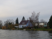 Haus am Haff: Sdlicher Dorfrand von Westklne am Usedomer See.