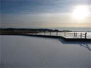 Usedomer Achterwasser am Hafen ckeritz: Blick nach Stagnie.