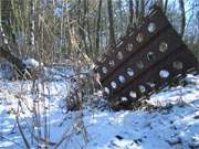 Transportables Rollbahnelement in der "Erprobungsstelle der Luftwaffe Peenemnde-West".