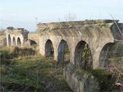 Erprobungsstelle des Heeres Peenemnde: Ruinen der Hochbunker in den Peenewiesen bei Karlshagen.