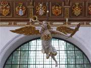 Himmlisches Signal: (Erz-) Engel in der Stralsunder Marienkirche.