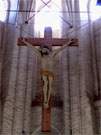 Spartanisch: Kruzifix in der St. Petri-Kirche zu Wolgast.