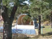 Konzertmuschel an der neu gestalteten Strandpromenade des Ostseebades Trassenheide.