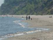 Strandwanderung zwischen Stubbenfelde und ckeritz: Die Usedomer Bernsteinbder.