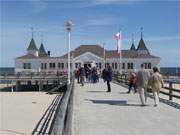 Usedomer Symbol: Die historische Seebrcke des Ostseebades Ahlbeck.