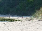 Zu Fen des Streckelsberges: Abendstimmung am breiten Ostseestrand von Koserow.