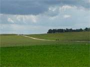 Landschaft der Inselmitte Usedoms: Das Loddiner Hft, eine Halbinsel im Achterwasser.