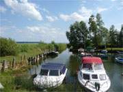 Wolgaster Ort auf der Ostseeinsel Usedom: Sportboothafen in Neeberg.