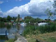 Wassersport auf dem Usedomer See: Sportboothafen von Ostklne.