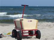 Bollerwagen an der Ostsee: Urlaub mit der ganzen Familien.