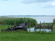 Usedoms Hinterland: Achterwasserhafen an der Halbinsel Lieper Winkel.