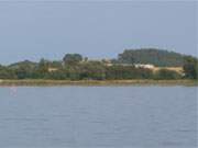 Achterwasserkste der Insel Usedom: Abendliche Stimmung im Sommer.