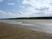 Nrdlich von Karlshagen beginnt die Ostsee wie ein Wattenmeer auszusehen.