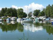 Achterwasserhafen Stagnie: Idyll zwischen dem Bernsteinbad ckeritz und Pudagla.