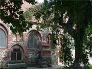 Halbinsel Lieper Winkel auf Usedom: Kirche und Kirchhof von Liepe.