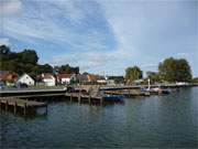 Hafen am Oderhaff: Das idyllische Fischerdorf Kamminke an der Haffkste Usedoms.