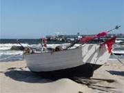 Bernsteinbad Koserow auf Usedom: Mitte September werden die Strandbesucher etwas weniger.