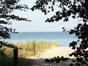 Ostseestrand zwischen ckeritz und Bansin: Die Saison 2009 auf Usedom geht langsam ihrem Ende entgegen.