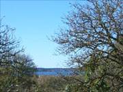 Zwischen Karlshagen und Zecherin: Deichlandschaft auf der Insel Usedom.