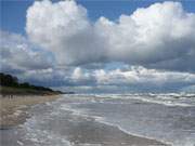 Frischer Wind: Der Ostseestrand zwischen den Seebdern ckeritz und Bansin.