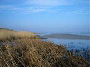 Peenemnder Haken: Zwischen Karlshagen und Peenemnde endet der weie Ostseestrand.