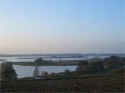 Blick vom Schluchtenberg ber den Balmer und den Nepperminer See auf Usedom.