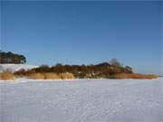 Halbinsel Loddiner Hft: Winterpanorama Achterwasser und Loddiner Hft.