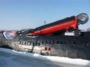 Klar zum Abschuss: Raketensilo und Abgasschurre eines russischen U-Bootes, das als Museum dient.