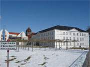 Nach dem Winter (-dienst): Pommersches Landesmuseum in Greifswald.