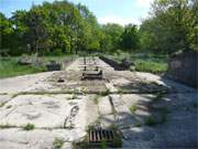 Rheinmetall-Borsig-Schleuder: Schleuderprfstnde der V1 auf dem Peenemnder Haken der Insel Usedom.