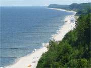 Endloser Sandstrand an der Ostsee: Die Ostseekste der Bernsteinbder Loddin und ckeritz.