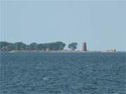 Zwischen Usedom und Rgen liegt die Insel Ruden im Greifswalder Bodden, einem Teil der Ostsee.