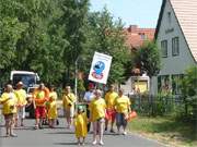 Festumzug der Freiwilligen Feuerwehr Loddin: Wasserrettungsdienst Ortsgruppe Klpinsee.