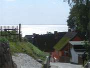 Von der Bergstrae in Kamminke hat man einen wunderbaren Blick auf das Stettiner Haff.