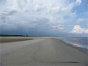 Ostseestrand an manchen Tagen: Usedomer Ostseekste am Peenemnder Haken.