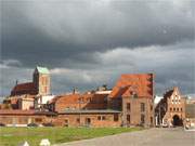 Sankt Nikolai und das Wassertor: Die Hansestadt Wismar am Alten Hafen.