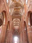 Bereit zur Sanierung: Das gewaltige Kirchenschiff von Sankt Georgen in Wismar.