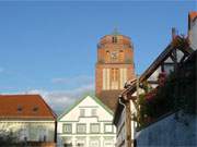 "Tor zur Insel Usedom": Die Altstadt von Wolgast in der Abendsonne.