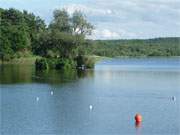 Usedomer Idyll hinter dem Ostseedeich: Der Klpinsee im Bernsteinbad Loddin.