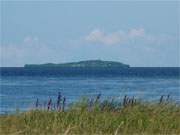 Greifswalder Oie: Die kleine Insel markiert die Trennung zwischen Greifswalder Bodden und offener Ostsee.