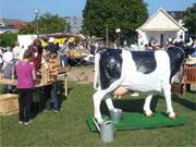 Bernsteinbad ckeritz auf Usedom: Das Kartoffelfest auf dem Kurplatz.