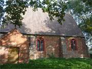 Dorfkirche von Netzelkow auf der Usedomer Halbinsel Gnitz.