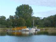 Einer der idyllischsten Flecken auf Usedom: Ltten Ort — die schmalste Stelle der Insel.