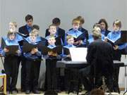 Kleines Kulturprogramm zur Weihnachtszeit: Der Anklamer Knabenchor in ckeritz.