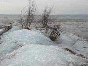 Eisberge an der Usedomer Achterwasserkste: Winterurlaub auf der Sonneninsel.