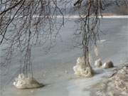 Winterurlaub auf der Insel Usedom: Kamminke, ein Idyll am Stettiner Haff.