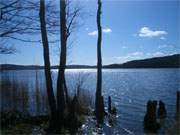 Zweitgrter Binnensee auf der Insel Usedom: Der Schmollensee.